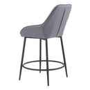  Zuo 110077 Vila Counter Stool - Gray IMAGE 5