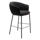  Zuo Essen 109810 Barstool - Black & Bronze IMAGE 6