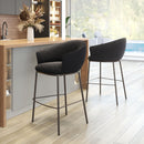  Zuo Essen 109810 Barstool - Black & Bronze IMAGE 8