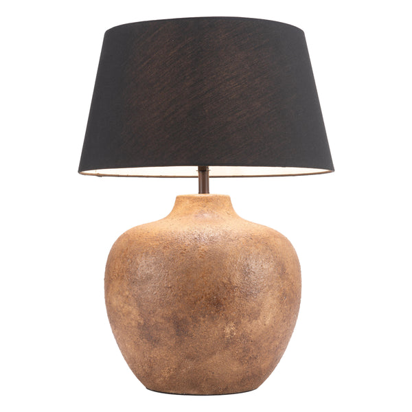  Zuo Basil 56150 Table Lamp - Black IMAGE 1