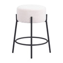  Zuo Blanche 109741 Counter Stool - Ivory IMAGE 2