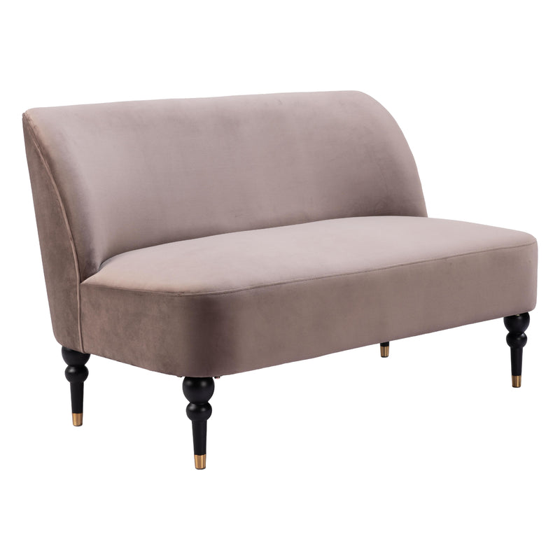  Zuo Bintulu 109982 Loveseat - Taupe IMAGE 6
