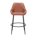  Zuo 109953 Vila Barstool - Brown IMAGE 3