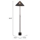  Zuo Cardo 56142 Floor Lamp - Bronze IMAGE 8