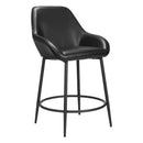  Zuo 110074 Vila Counter Stool - Black IMAGE 1