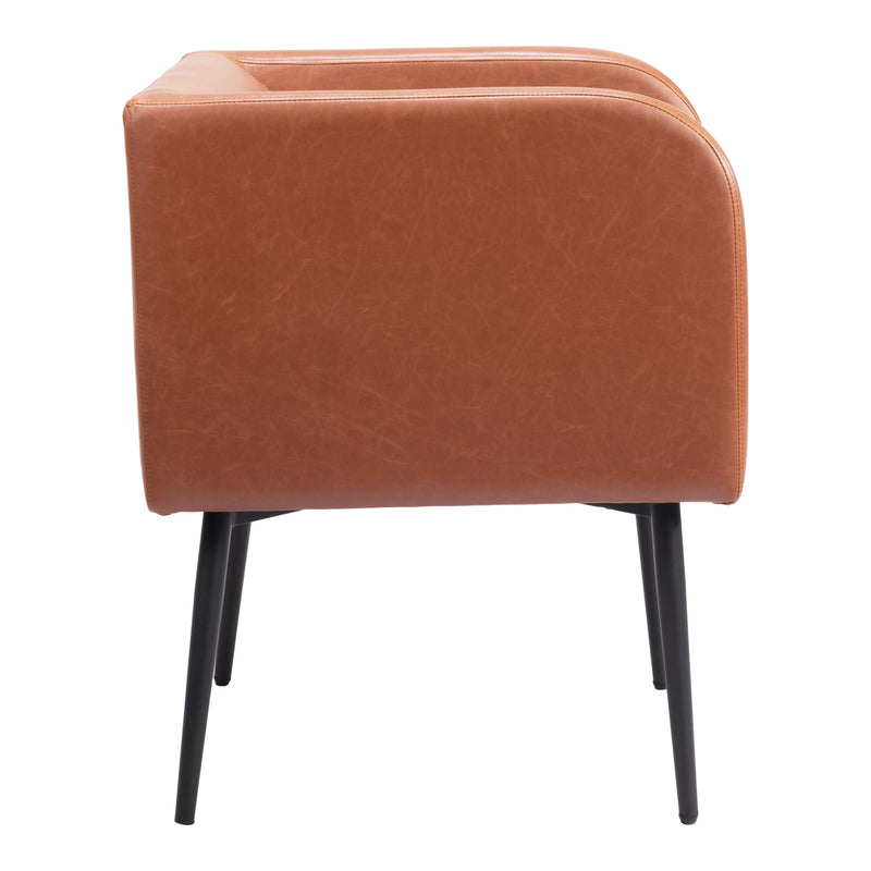  Zuo Horbat 109945 Dining Chair - Brown IMAGE 2