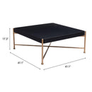  Zuo Nazaire 109838 Coffee Table - Black IMAGE 6
