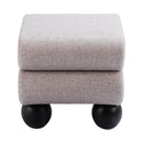  Zuo Davao 109981 Ottoman - Grey IMAGE 2