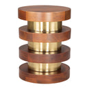  Zuo Marigot 109774 Side Table - Brown IMAGE 1