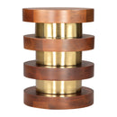  Zuo Marigot 109774 Side Table - Brown IMAGE 2