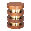  Zuo Marigot 109774 Side Table - Brown IMAGE 3