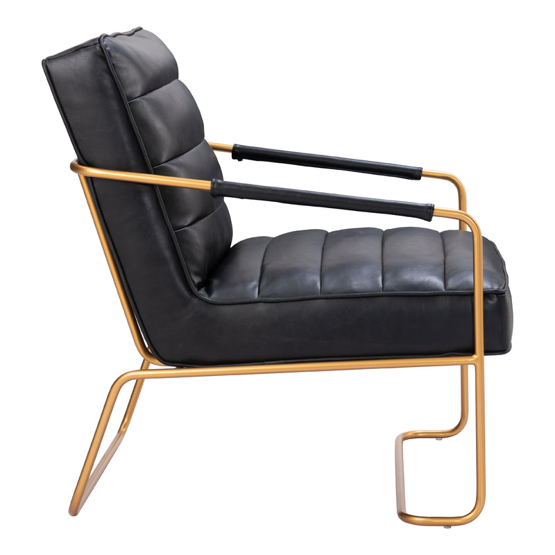  Zuo Dallas 109521 Accent Chair - Vintage Black IMAGE 2