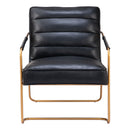 Zuo Dallas 109521 Accent Chair - Vintage Black IMAGE 3