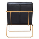  Zuo Dallas 109521 Accent Chair - Vintage Black IMAGE 4