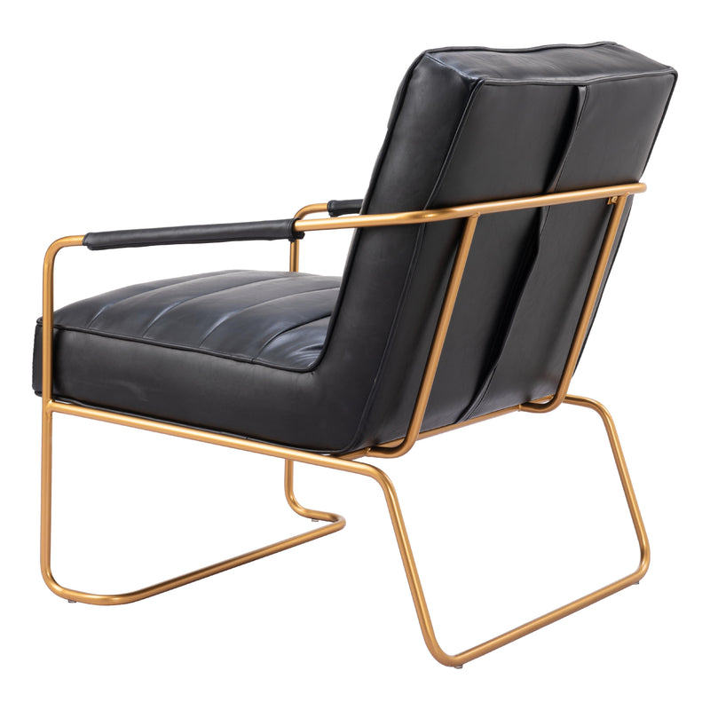  Zuo Dallas 109521 Accent Chair - Vintage Black IMAGE 5