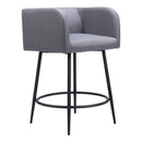  Zuo Horbat 110065 Counter Stool - Grey IMAGE 6