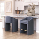  Zuo Emas 109992 Counter Stool - Midnight Grey IMAGE 10