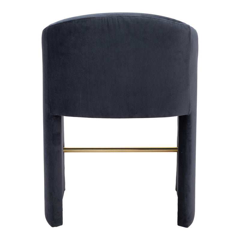  Zuo Emas 109992 Counter Stool - Midnight Grey IMAGE 4
