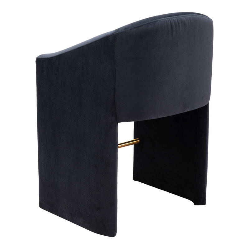  Zuo Emas 109992 Counter Stool - Midnight Grey IMAGE 5