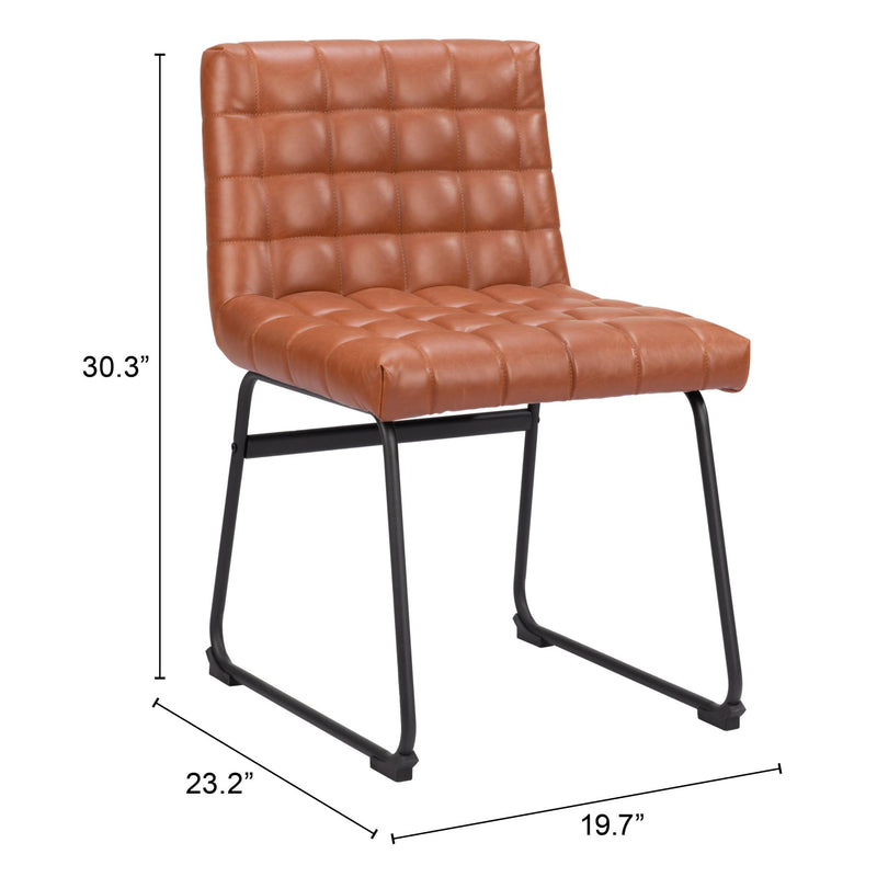  Zuo Pago 109948 Dining Chair - Brown IMAGE 10