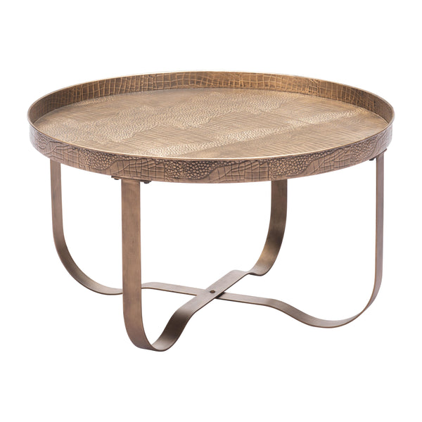  Zuo Vannes 109839 Coffee Table - Brass IMAGE 1