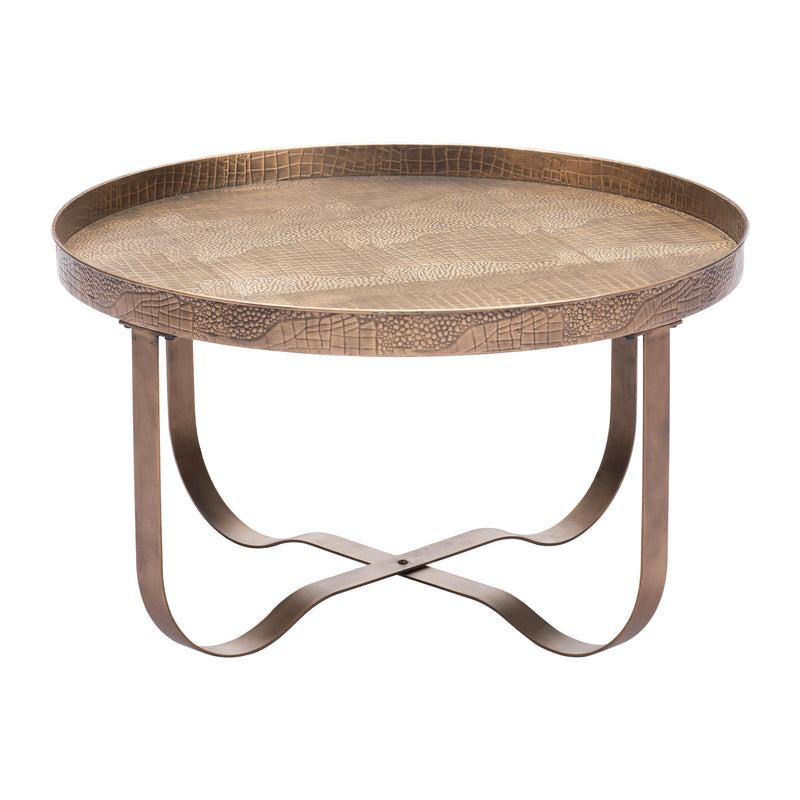  Zuo Vannes 109839 Coffee Table - Brass IMAGE 2