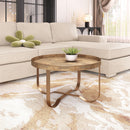  Zuo Vannes 109839 Coffee Table - Brass IMAGE 7