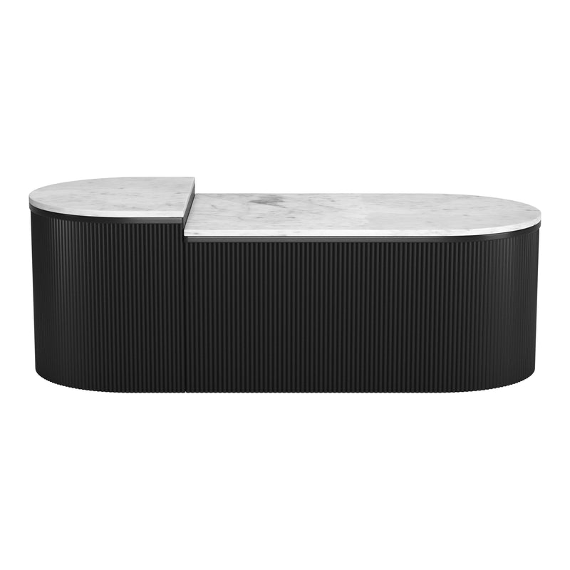  Zuo Ormara 109920 Coffee Table Set - White & Black IMAGE 5