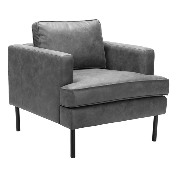  Zuo Decade 109903 Armchair - Vintage Grey IMAGE 1