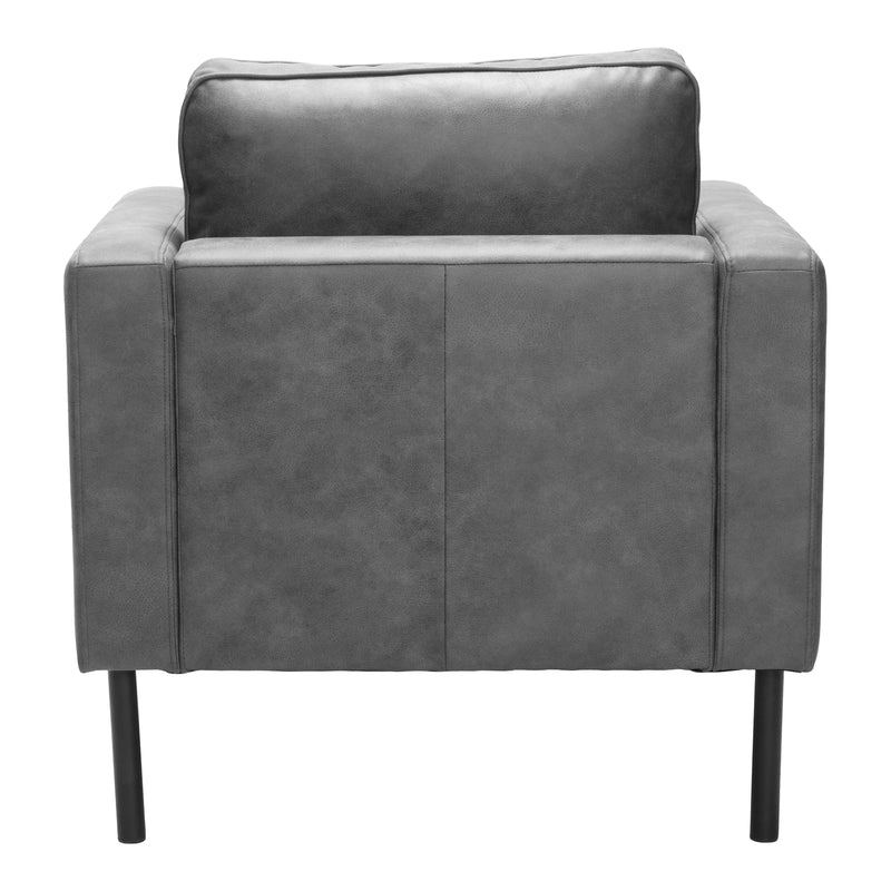  Zuo Decade 109903 Armchair - Vintage Grey IMAGE 4