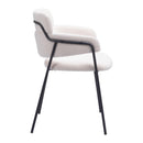  Zuo Marcel 109663 Dining Chair - Cream IMAGE 2
