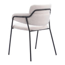  Zuo Marcel 109663 Dining Chair - Cream IMAGE 5