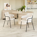  Zuo Marcel 109663 Dining Chair - Cream IMAGE 9