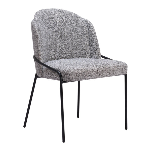  Zuo Jambi 109964 Dining Chair - Black & White IMAGE 1