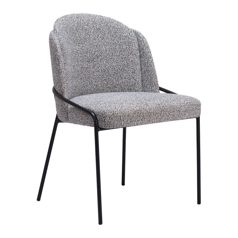  Zuo Jambi 109964 Dining Chair - Black & White IMAGE 1