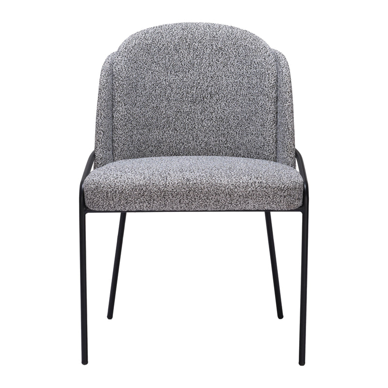  Zuo Jambi 109964 Dining Chair - Black & White IMAGE 3
