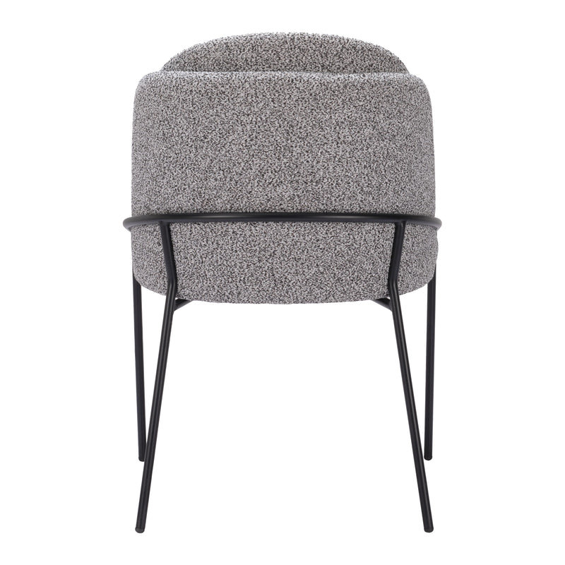 Zuo Jambi 109964 Dining Chair - Black & White IMAGE 4
