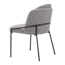  Zuo Jambi 109964 Dining Chair - Black & White IMAGE 5
