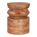  Zuo Kollam 109773 Side Table - Brown IMAGE 1
