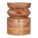  Zuo Kollam 109773 Side Table - Brown IMAGE 2