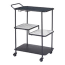  Zuo Constanza 109845 Bar Cart - Black IMAGE 1