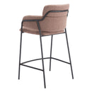  Zuo Marcel 109666 Counter Stool - Brown IMAGE 5