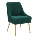  Zuo Maxine 109716 Dining Chair - Green & Gold IMAGE 1