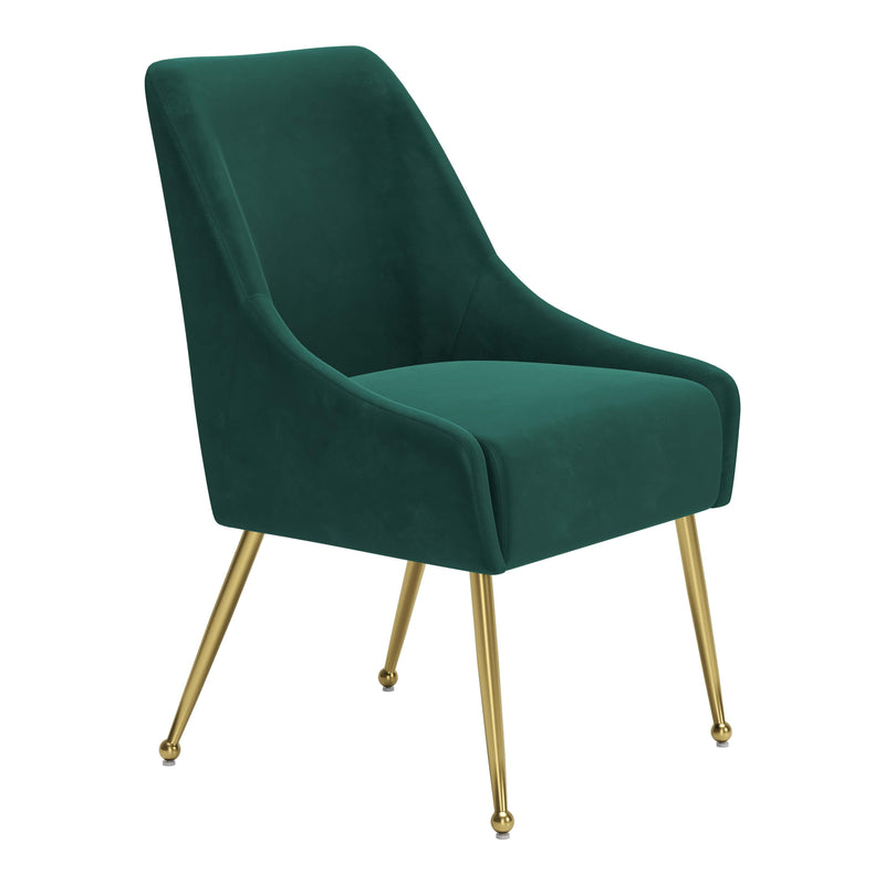  Zuo Maxine 109716 Dining Chair - Green & Gold IMAGE 6