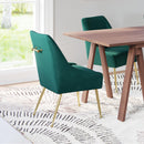  Zuo Maxine 109716 Dining Chair - Green & Gold IMAGE 9