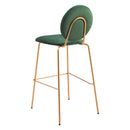  Zuo Odessa 109806 Barstool - Green & Gold IMAGE 5