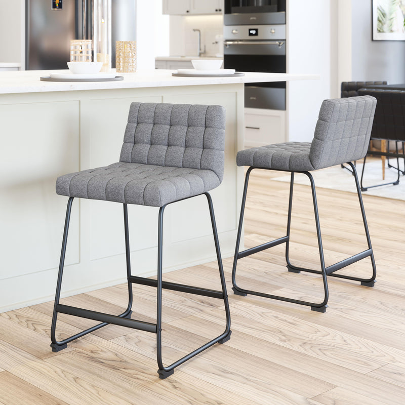  Zuo Pago 110071 Counter Stool - Grey IMAGE 10