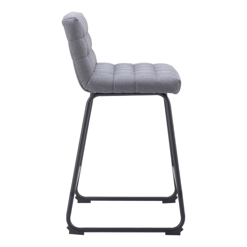  Zuo Pago 110071 Counter Stool - Grey IMAGE 2