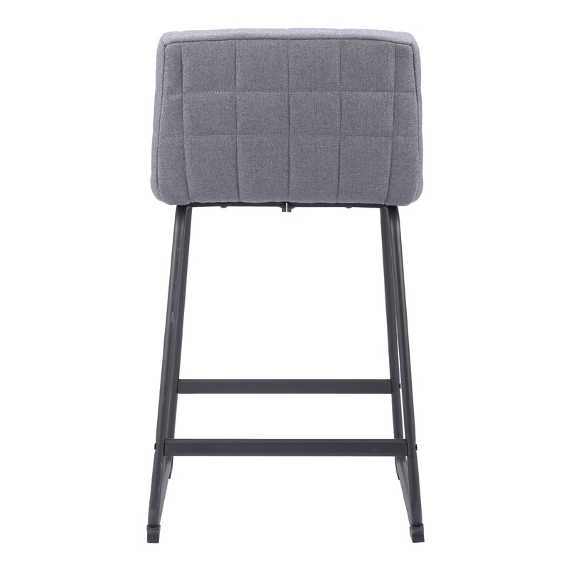  Zuo Pago 110071 Counter Stool - Grey IMAGE 4