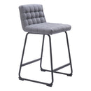  Zuo Pago 110071 Counter Stool - Grey IMAGE 6